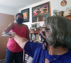 Persie delivers finished masks
